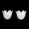 Spray Paint ABS Plastic Imitation Pearl Beads MACR-N013-001F-4