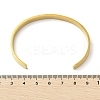 304 Stainless Steel Cuff Bangles BJEW-P348-02A-G-5