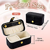 1Pc PU Imitation Leather Jewelry Box LBOX-TA0001-01C-3