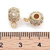 Brass with Cubic Zirconia Pendants KK-P271-09G-3