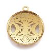 Tibetan Style Hollow Alloy Pendants LS-TIBEP-F075-01AG-RS-2