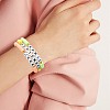 12 Months Polymer Clay & Acrylic Beaded Stretch Bracelet Sets for Women BJEW-SW00144-6