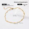 Vintage 304 Stainless Steel Link Chain Bracelets for Women SR6188-6-1