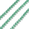 Iron Rhinestone Glass Cup Chain CH-U001-01I-2