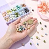 200Pcs 10 Colors Baking Paint Glass Beads GLAA-YW0004-36-4
