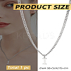 1Pc 304 Stainless Steel Letter Pendant Necklaces NJEW-LP0001-33I-P-2