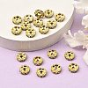 Brass Grade A Crystal Rhinestone Spacer Beads RB-A006-10MM-G-2