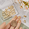 30Pcs Brass Lobster Claw Clasps KK-BBC0014-66G-3