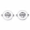 304 Stainless Steel Enamel Links Connectors LS-STAS-S080-011P-A-1