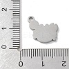 304 Stainless Steel Enamel Charms STAS-P339-18P-02-3