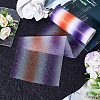 Rainbow Polyester Fabric Sparkling Tulle Roll OCOR-WH20006-55A-3