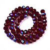 Electroplate Glass Beads Strands LS-EGLA-A034-T8mm-L21-2
