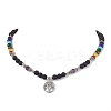 Chakra Gemstone Necklaces NJEW-JN04915-1