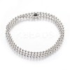 Tarnish Resistant Stainless Steel Ball Chain Necklace Making MAK-L019-01A-P-1