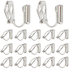 20Pcs Brass Clip-on Earring Findings KK-SC0004-81P-1