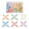 DIY Butterfly Wing Earrings Making Kit DIY-TA0003-73-1