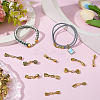 32Pcs 8 Styles Alloy Cord Ends HJEW-SC0003-10-4