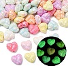 UV Plating & Luminous Opaque Acrylic Beads MACR-L015-14C-1