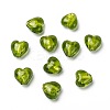 Handmade Silver Foil Glass Beads FOIL-R050-12x8mm-7-2