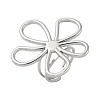 304 Stainless Steel Open Cuff Rings for Women RJEW-U060-04A-P-2