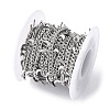 304 Stainless Steel Curb Chains CHS-G041-02P-02-3