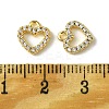 Valentine's Day Brass Micro Pave Cubic Zirconia Charms FIND-Z035-06G-3