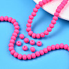 Handmade Polymer Clay Beads Strands X-CLAY-N008-053-09-7