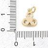 Brass Micro Pave Cubic Zirconia Charms LS-KK-H525-02A-G-3