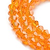 Transparent Electroplate Glass Beads Strands EGLA-A039-T2mm-A23-3