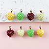 Alloy Enamel Pendants FIND-Z117-10G-1