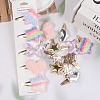 Imitation Leather Snap Hair Clips PW-WG4DE66-01-3