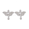 Non-Tarnish 304 Stainless Steel Pendants STAS-B031-36P-2