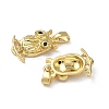 Brass Micro Pave Cubic Zirconia Pendants KK-F924-04G-2