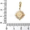 304 Stainless Steel Sun Pendant Decoration STAS-S165-20G-3