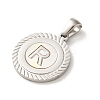 304 Stainless Steel Pendants STAS-I204-R-P-2