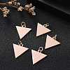 Ion Plating(IP) 304 Stainless Steel Pendants LS-STAS-I311-22RG-7