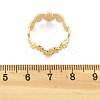 Brass Finger Rings for Women RJEW-B119-08G-5