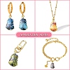 30Pcs 10 Styles Rack Plating Alloy Pendants ENAM-CJ0004-71-6