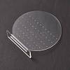 (Defective Closeout Sale: Uneven Holes) Acrylic Earring Display Stands EDIS-XCP0001-03B-3