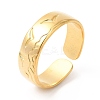 Ion Plating(IP) 201 Stainless Steel Open Cuff Ring RJEW-E063-46G-1