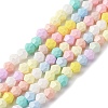 Baking Paint Glass Beads Strands LAMP-R020-02B-1