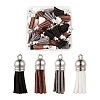 60Pcs 4 Colors Faux Suede Tassel Pendant Decorations FIND-LS0001-04D-1