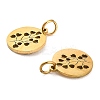 304 Stainless Steel Charms STAS-D050-07G-11-2