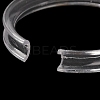 Transparent Plastic Single Bracelet Display Rings BDIS-F006-01A-3