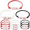15Pcs 3 Colors Sport Theme Acrylic Beaded Bracelets for Men Women BJEW-SP0001-23-1