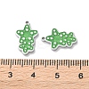 304 Stainless Steel Enamel Pendants STAS-M102-26P-3