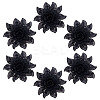 6Pcs Polyester Computerized Embroidery Cloth Iron on/Sew on Patches PATC-DC0001-18A-1