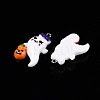 Halloween Opaque Resin Pendants RESI-D055-105P-2