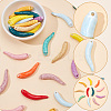 30Pcs Handmade Porcelain Pendants PORC-SC0001-54A-5