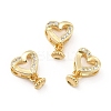 Rack Plating Brass Micro Pave Cubic Zirconia Multi-Strand Links KK-K270-14G-4